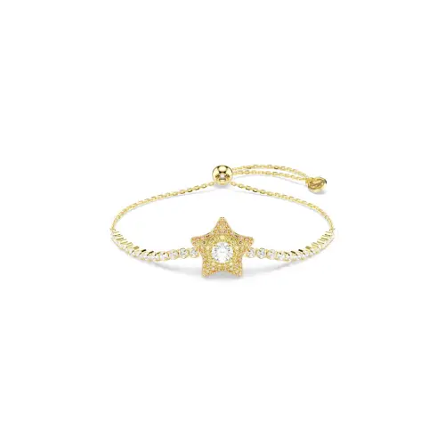 Браслет, Круглая огранка, Звезда, разноцветный Sublima Swarovski
