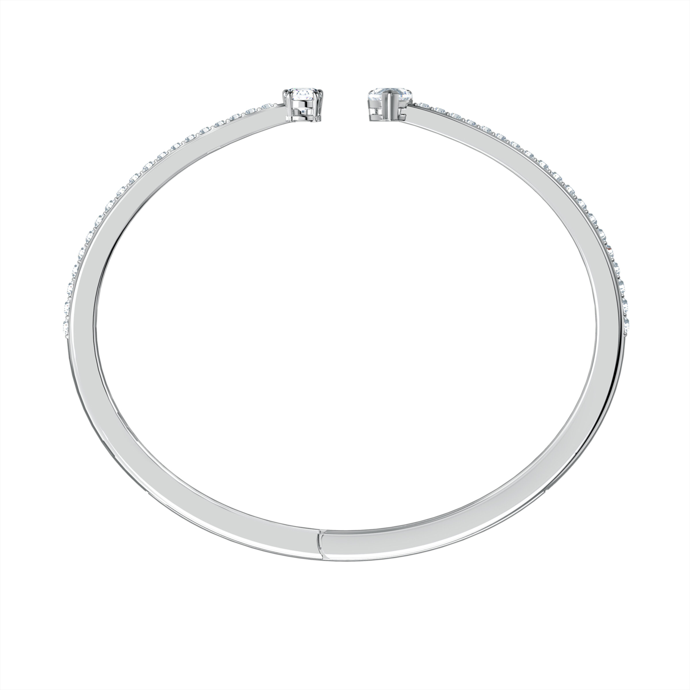 Cuff-rokassprādze, Rodija pārklājums Mesmera Swarovski 2
