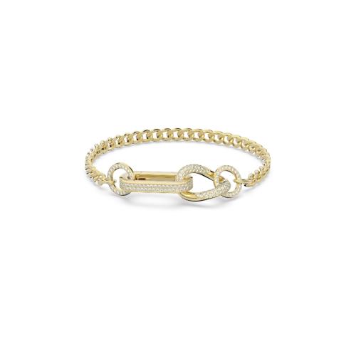 Rokassprādze, Zelta toņa pārklājums DEXTERA CHAIN Swarovski