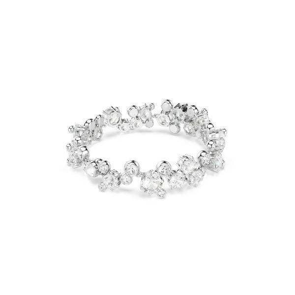 Bracelet, Mixed cuts, White, Rhodium plated Constella Swarovski 6