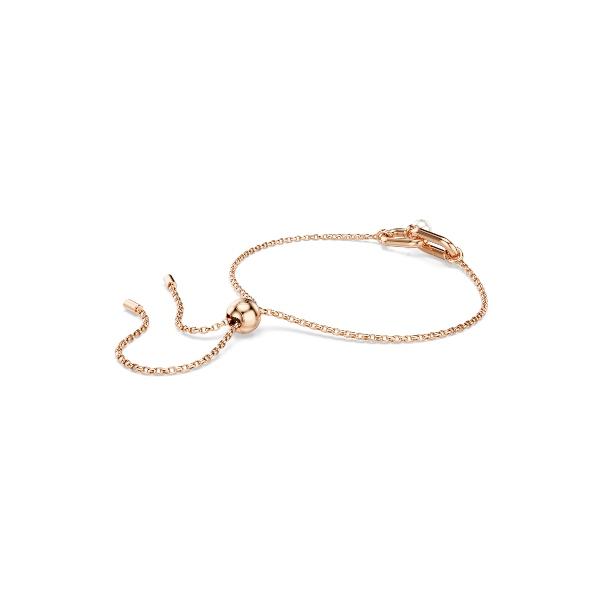 Bracelet, Crystal pearl, Round cut, White, Rose Gold-tone plated Constella Swarovski 2