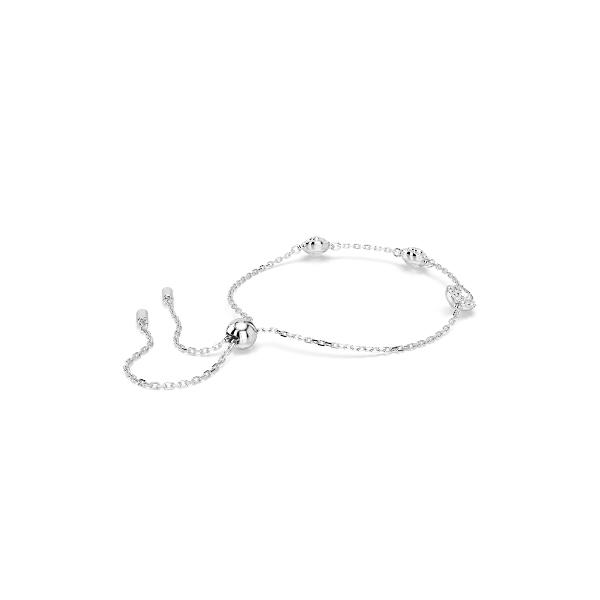 Bracelet, Round cut, Double sided motifs, White, Rhodium plated Una Angelic Swarovski 2
