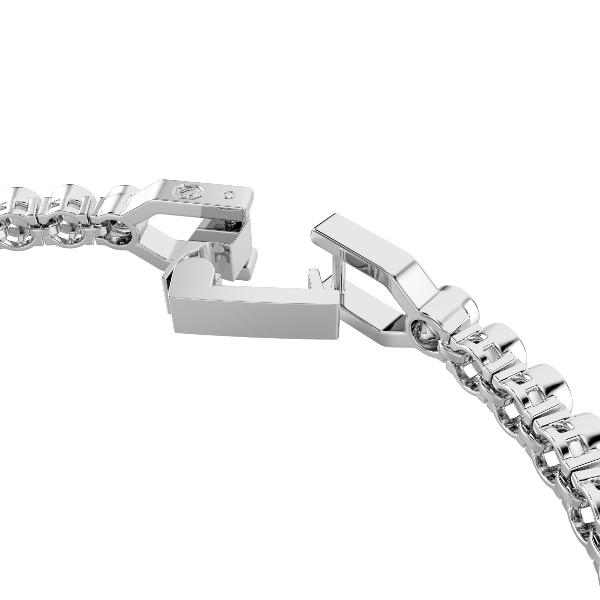 Bracelet, Round cut, Black, Rhodium plated Imber Swarovski 5