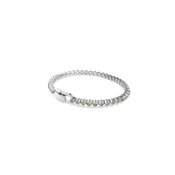 Bracelet, Round cut, Black, Rhodium plated Imber Swarovski 2