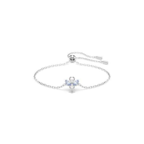 Bracelet, Angel, Blue, Rhodium plated