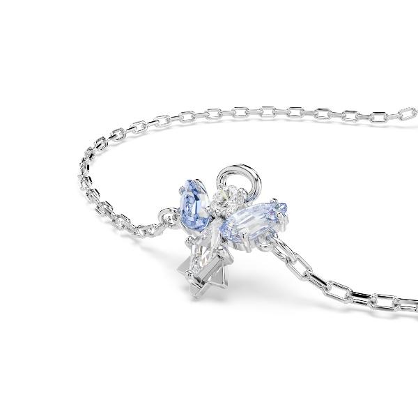 Bracelet, Angel, Blue, Rhodium plated Magic Swarovski 2
