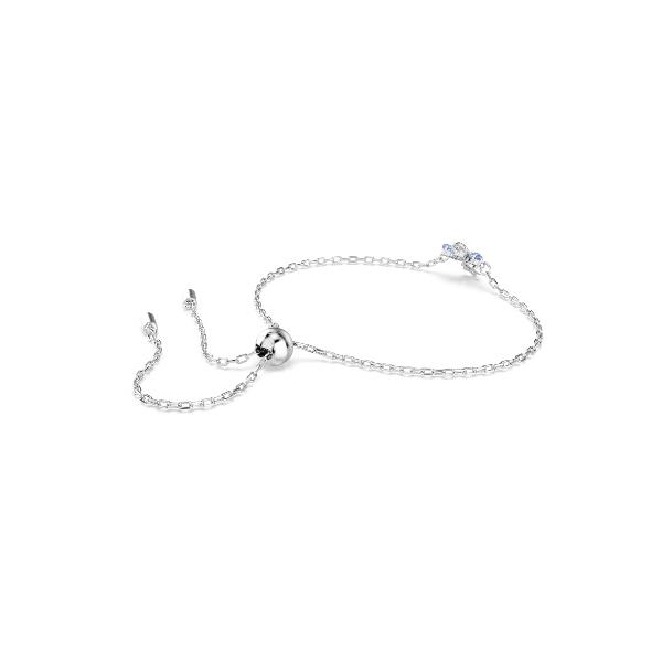 Bracelet, Angel, Blue, Rhodium plated Magic Swarovski 3