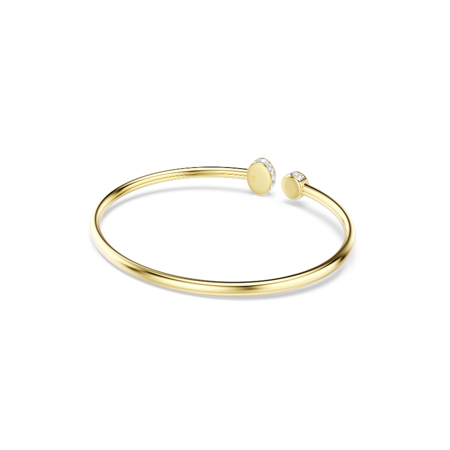 Bangle, Mixed cuts, Multicolored, Gold-tone plated Chroma Swarovski 5
