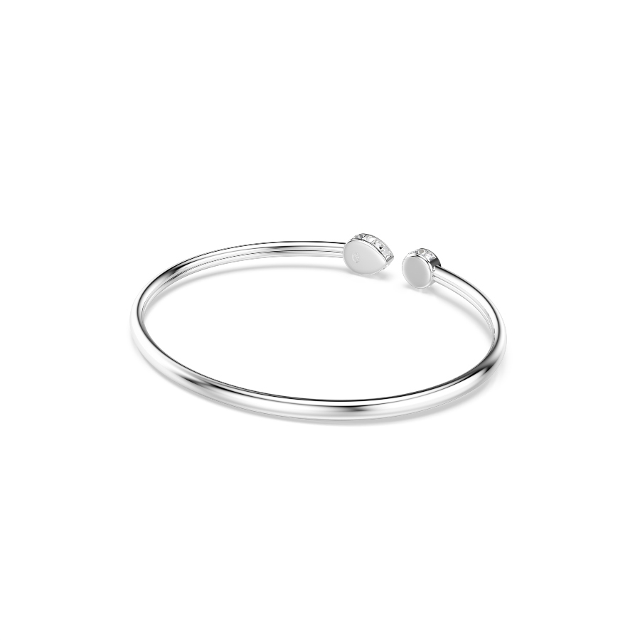 Bangle, Mixed cuts, Multicolored, Rhodium plated Chroma Swarovski 5