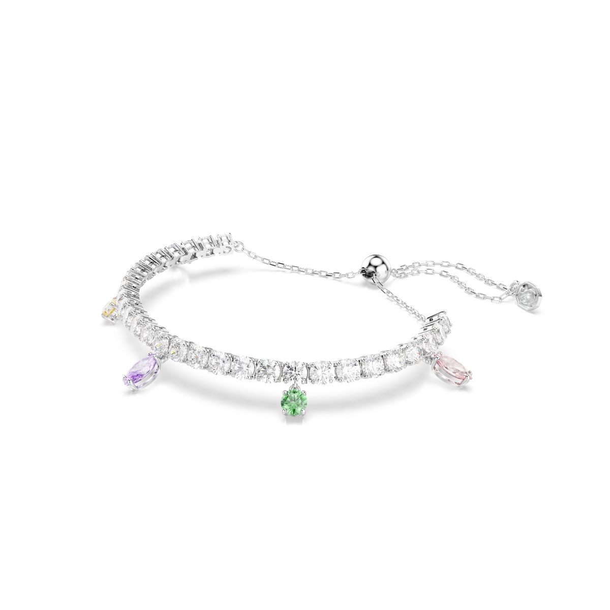 Bracelet, Mixed cuts, Multicolored, Rhodium plated Ariana Grande x Swarovski Swarovski 2