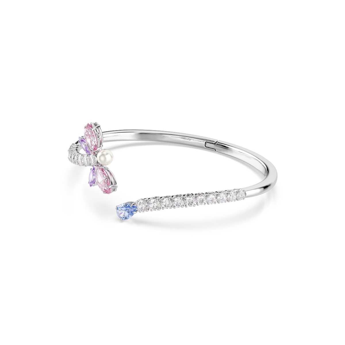 Bangle, Dragonfly, Multicolored, Rhodium plated Ariana Grande x Swarovski Swarovski 2