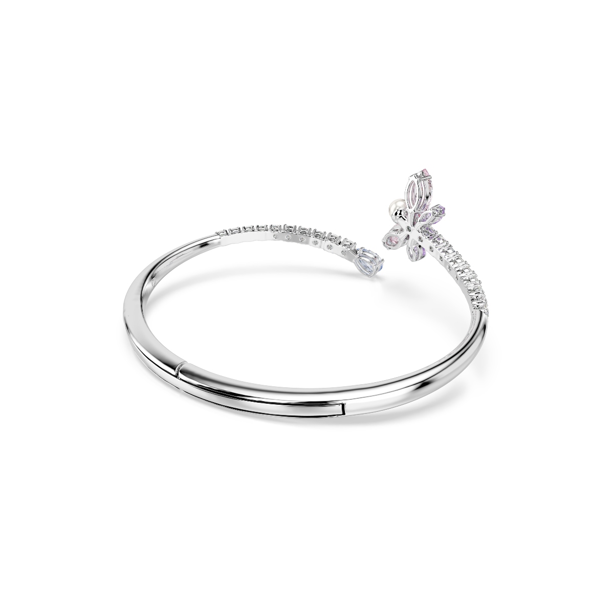 Bangle, Dragonfly, Multicolored, Rhodium plated Ariana Grande x Swarovski Swarovski 5