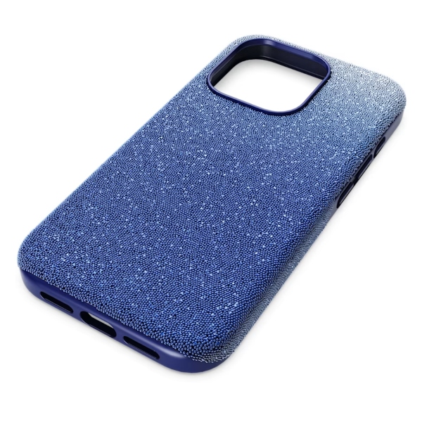 Smartphone case, Color gradient, iPhone 15 Pro, Blue High Swarovski 2