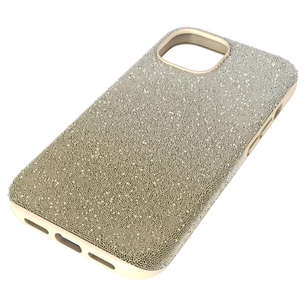 Smartphone case, Color gradient, iPhone 15, Gold tone High Swarovski 2