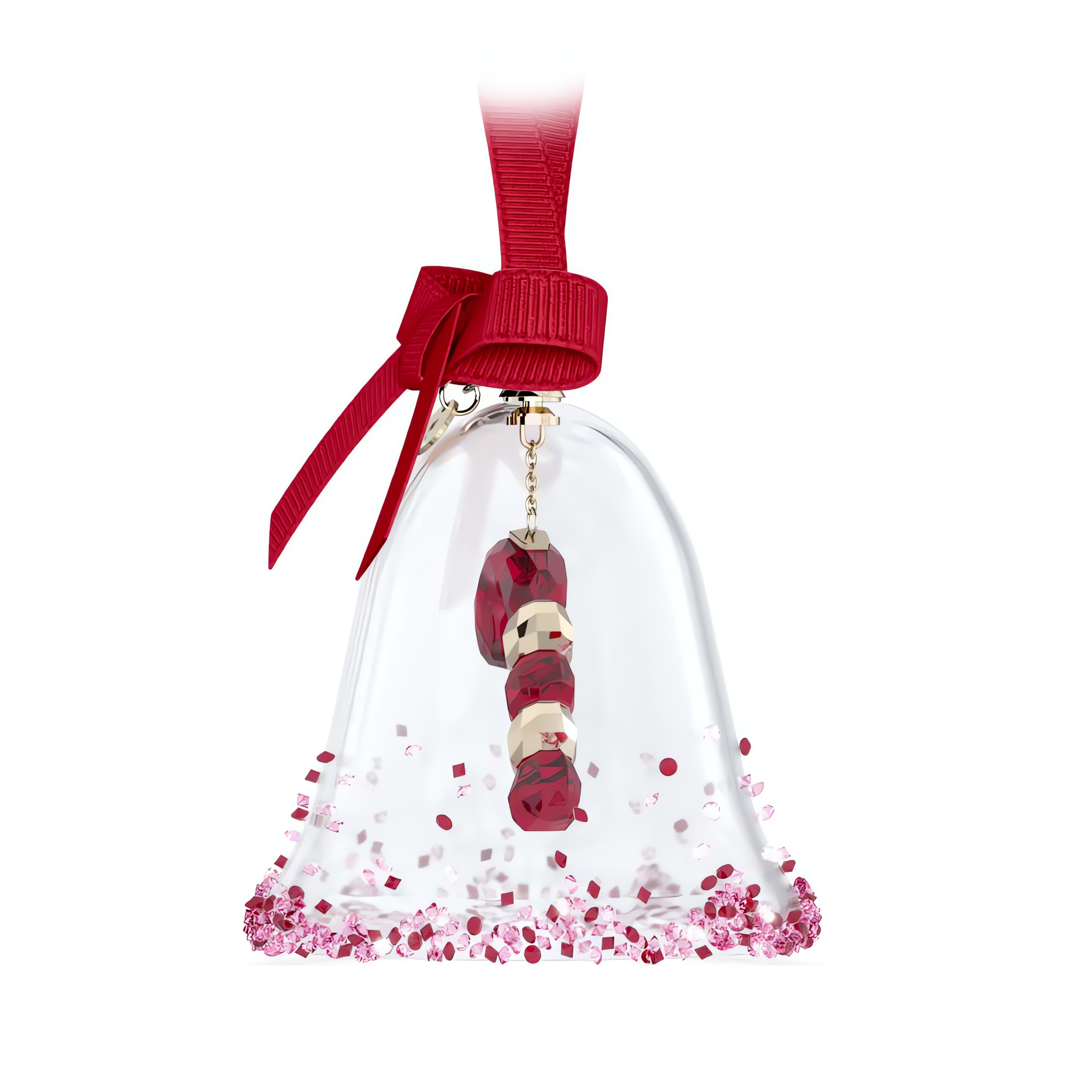Dulcis Bell Ornament, Red Swarovski 4