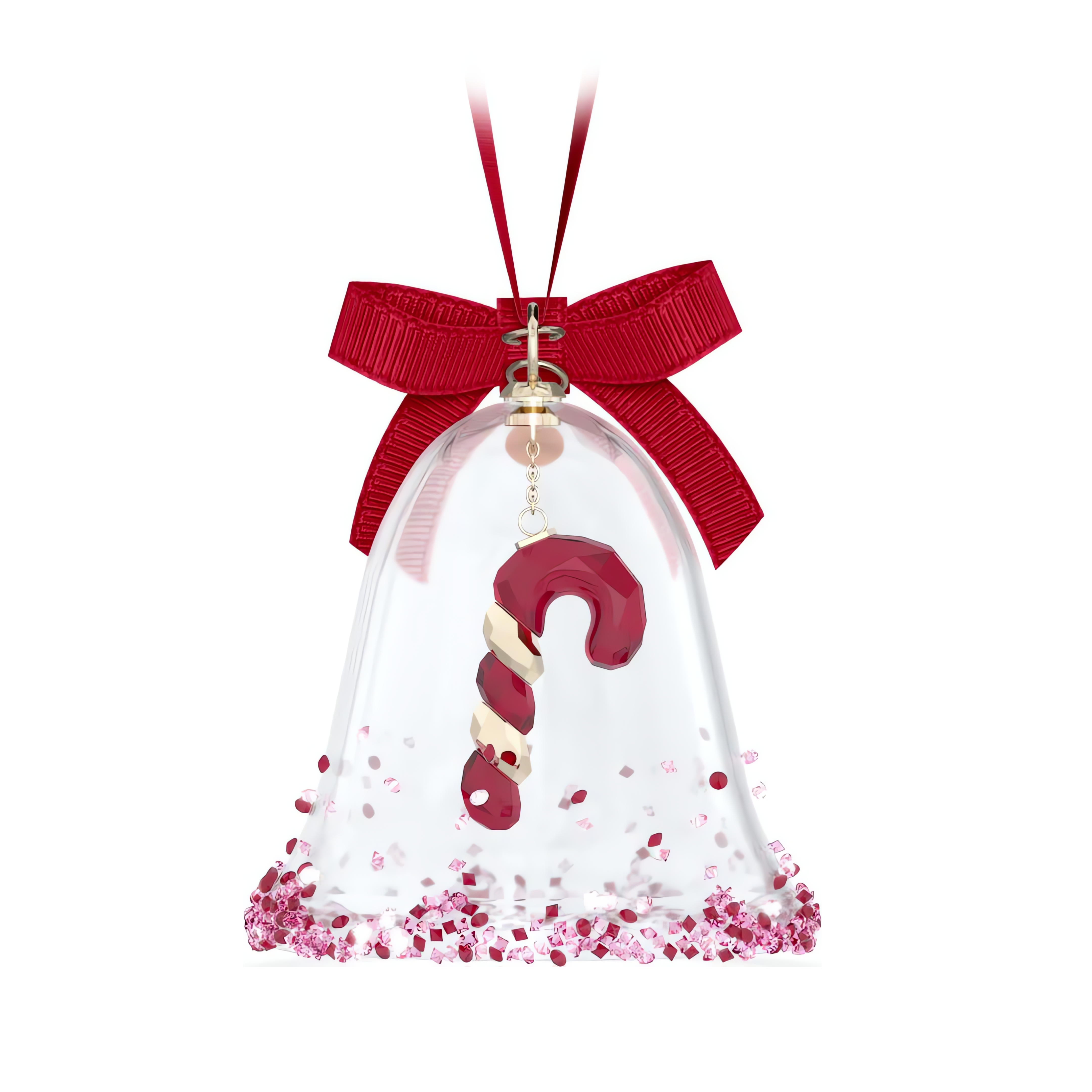 Dulcis Bell Ornament, Red Swarovski 3