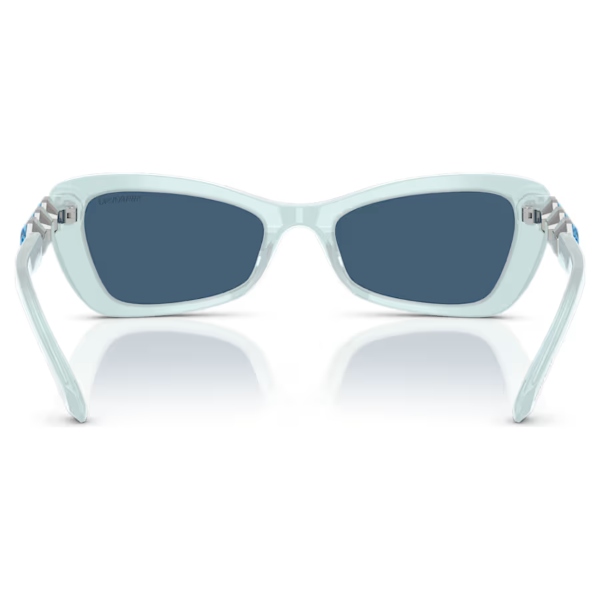 Sunglasses, Butterfly shape, SK6033, Blue Millenia Swarovski 4