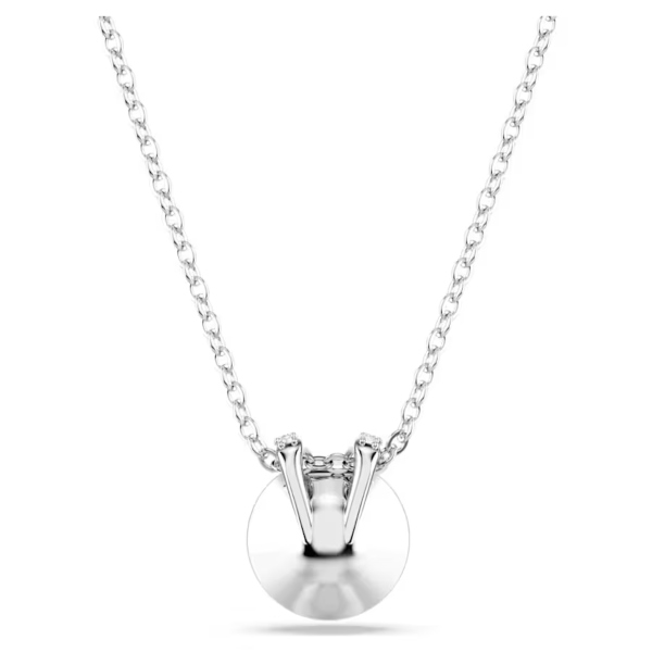 Kulons, Apaļš griezums, Zaļš, Rodija pārklājums Swarovski 3