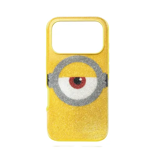 High smartphone case, Minions, iPhone 17 Pro, Yellow