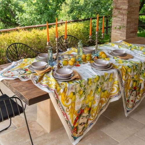 Tablecloth, Crema Zagara TESSITURA TOSCANA