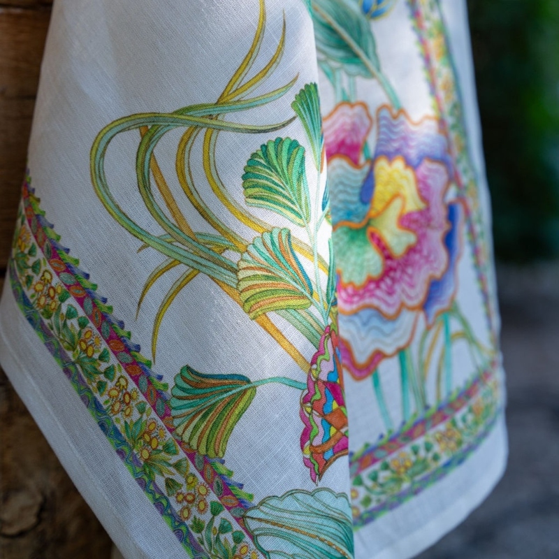 Artigemme Viola, Kitchen towel, Crema 50 x 70 cm TESSITURA TOSCANA 3