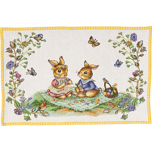 Gobelin Placemat "Picnic", 32 x 48 cm Spring Fantasy Villeroy & Boch