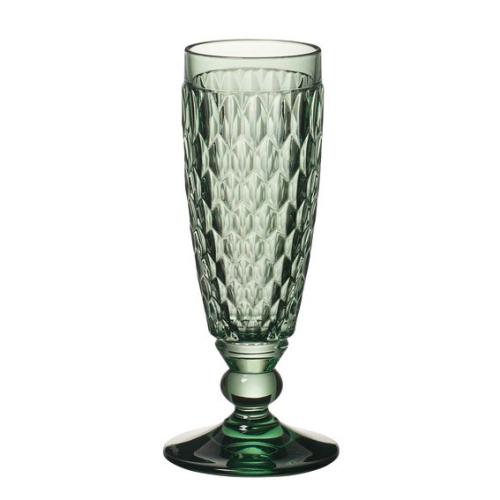 Champagne flute, green 0,15 l