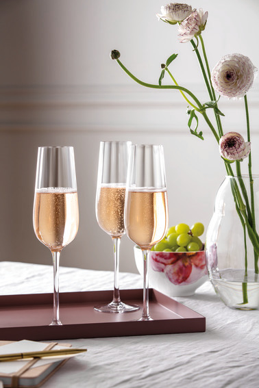 Champagne flute Set 4 pcs. 0,12 l Rose Garden Villeroy & Boch 5