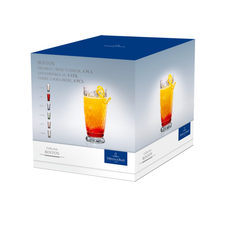 Highball/beer tumbler, red 0,40 l Boston coloured Villeroy & Boch 2