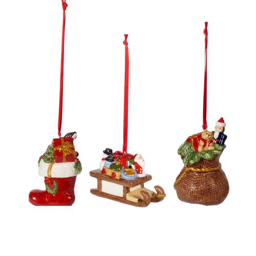 Christmas decorations Gifts, set 3 pcs. Nostalgic melody Villeroy & Boch