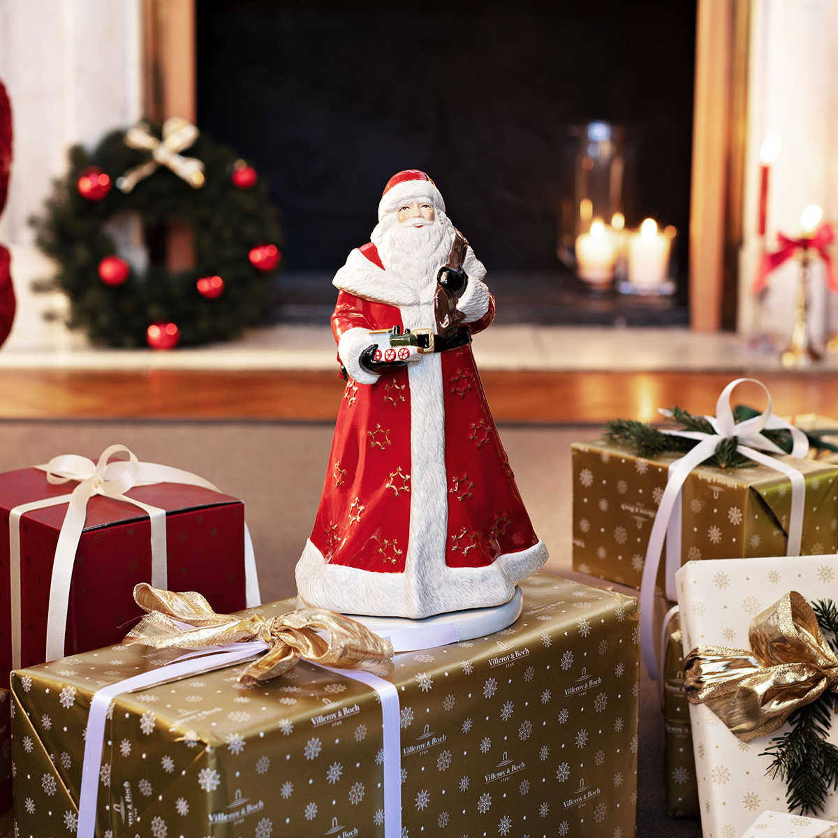 Музыкальная фигура вращающаяся 34 cm, "Санта" Christmas Toys Memory Villeroy & Boch 2