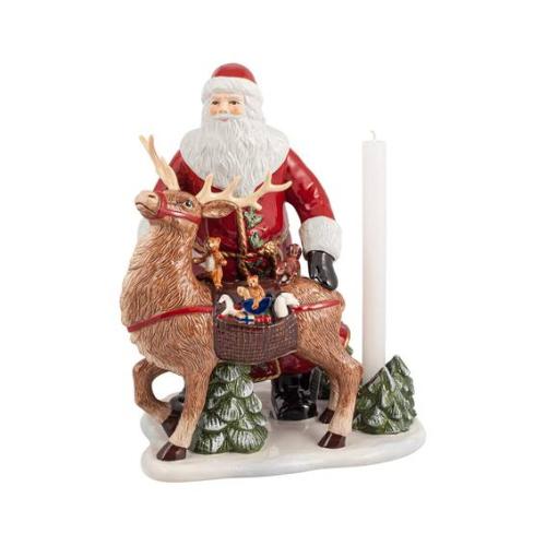 Фигура со свечой 35 cm, "Санта с оленем" Christmas toys memory Villeroy & Boch