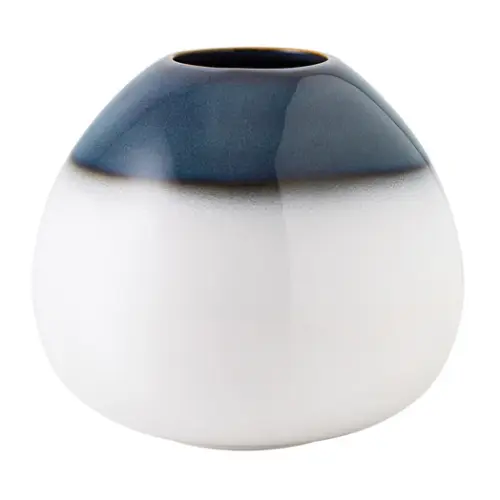 Drop vase bleu small 14,5x14,5x13 cm
