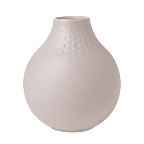 Vase Perle small 11x11x12 cm Manufacture Collier sand Villeroy & Boch