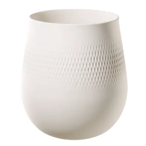 Ваза Carré большая 20,5x20,5x22,5 cm Manufacture Collier blanc Villeroy & Boch