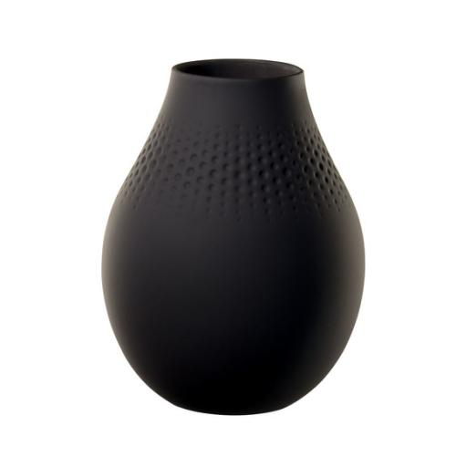 Ваза Perle высокая 16x16x20 cm Manufacture Collier noir Villeroy & Boch