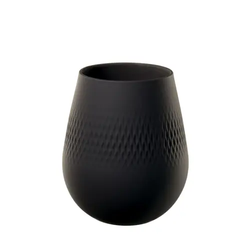 Ваза Carré маленькая 12,5x12,5x14 cm Manufacture Collier noir Villeroy & Boch