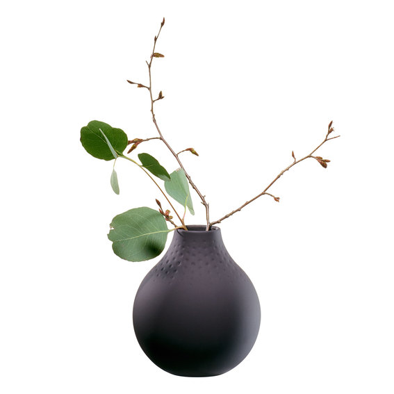 Vase Perle small 11X11X12 cm Manufacture Collier noir Villeroy & Boch 2