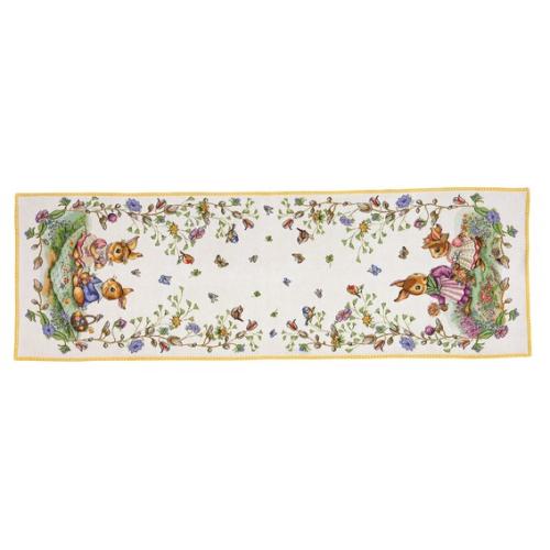 Gobelin runner tablecloth "Picnic", 49 x 143 cm Spring Fantasy Villeroy & Boch