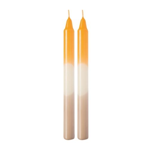 Home, Taper candle, Set 2 pcs., multicoloured