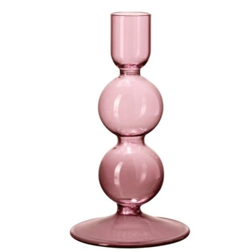 Home, Candleholder 7,5 x 7,5 x 13,5 cm, Grape