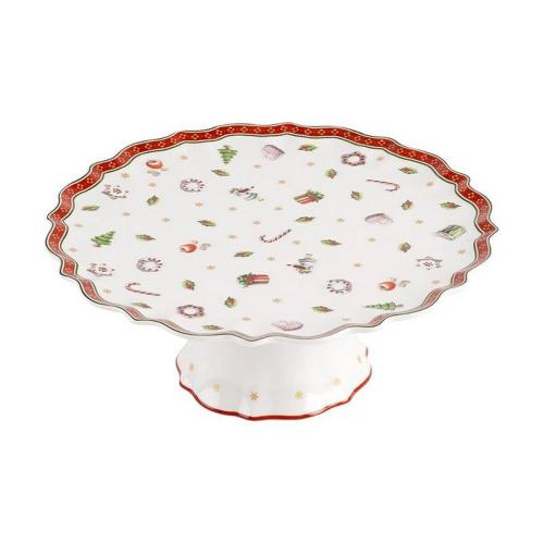 Servēšanas trauks / kūkas trauks uz kājiņas, mazs 21 cm