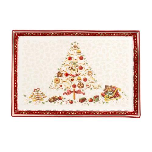 Блюдо сервировочное / для торта, прямоугольное большое 39 x 26 cm Winter bakery delight Villeroy & Boch
