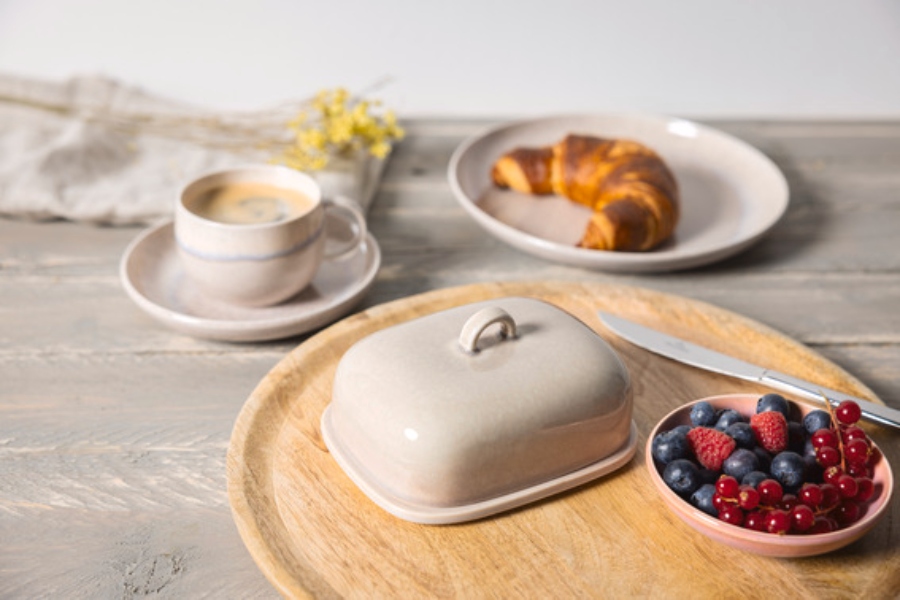 Butter dish 15,5 cm Perlemor Sand Villeroy & Boch 4