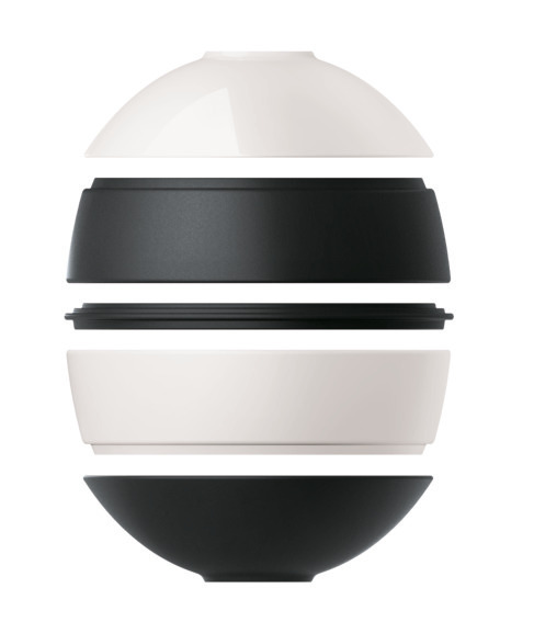 La Boule mini, Set 2 pers. 5 pcs., black and white Iconic Villeroy & Boch 2