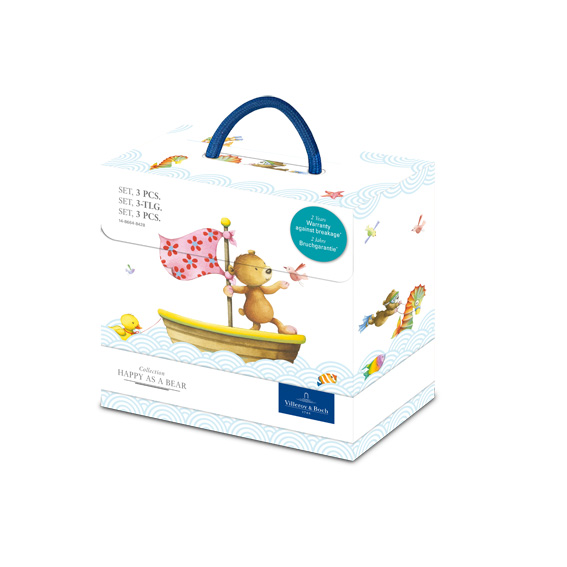 Table set 3 pcs., Happy as a bear Kids tableware Villeroy & Boch 2