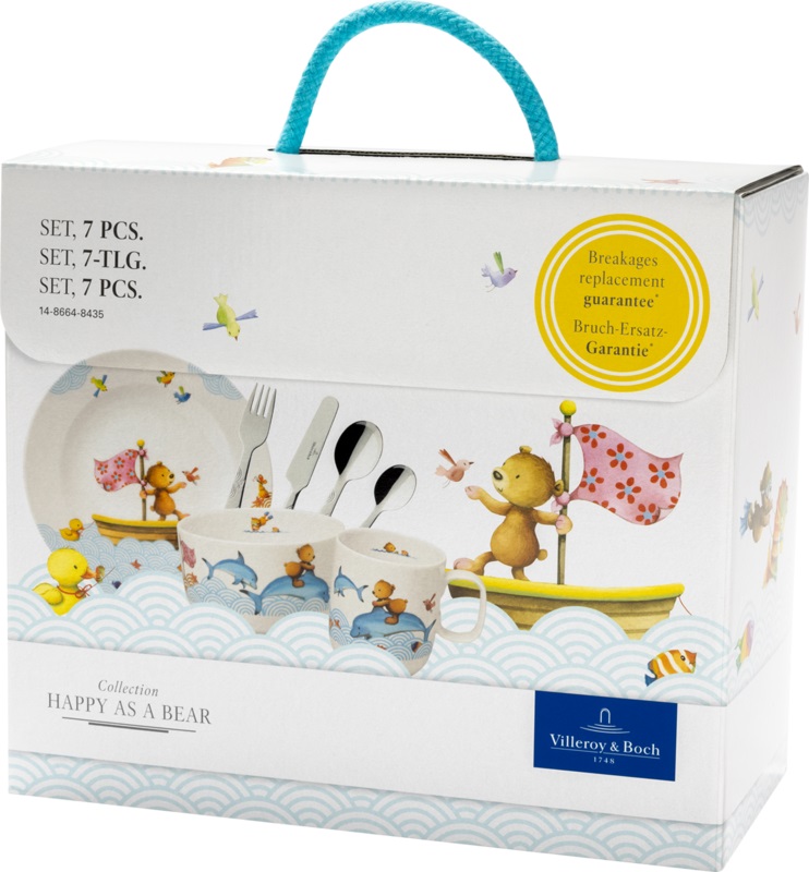 Table set 7 pcs., Happy as a bear Kids tableware Villeroy & Boch 2