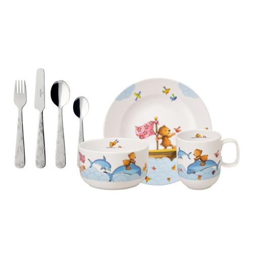 Table set 7 pcs., Happy as a bear Kids tableware Villeroy & Boch