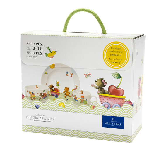 Table set 3 pcs., Hungry as a bear Kids tableware Villeroy & Boch 4