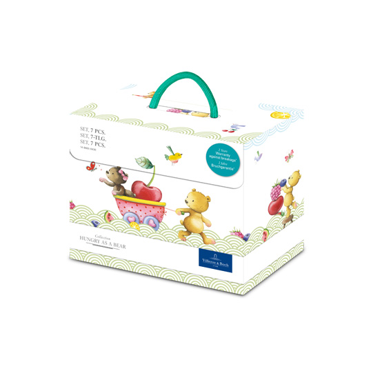 Table set 7 pcs., Hungry as a bear Kids tableware Villeroy & Boch 2